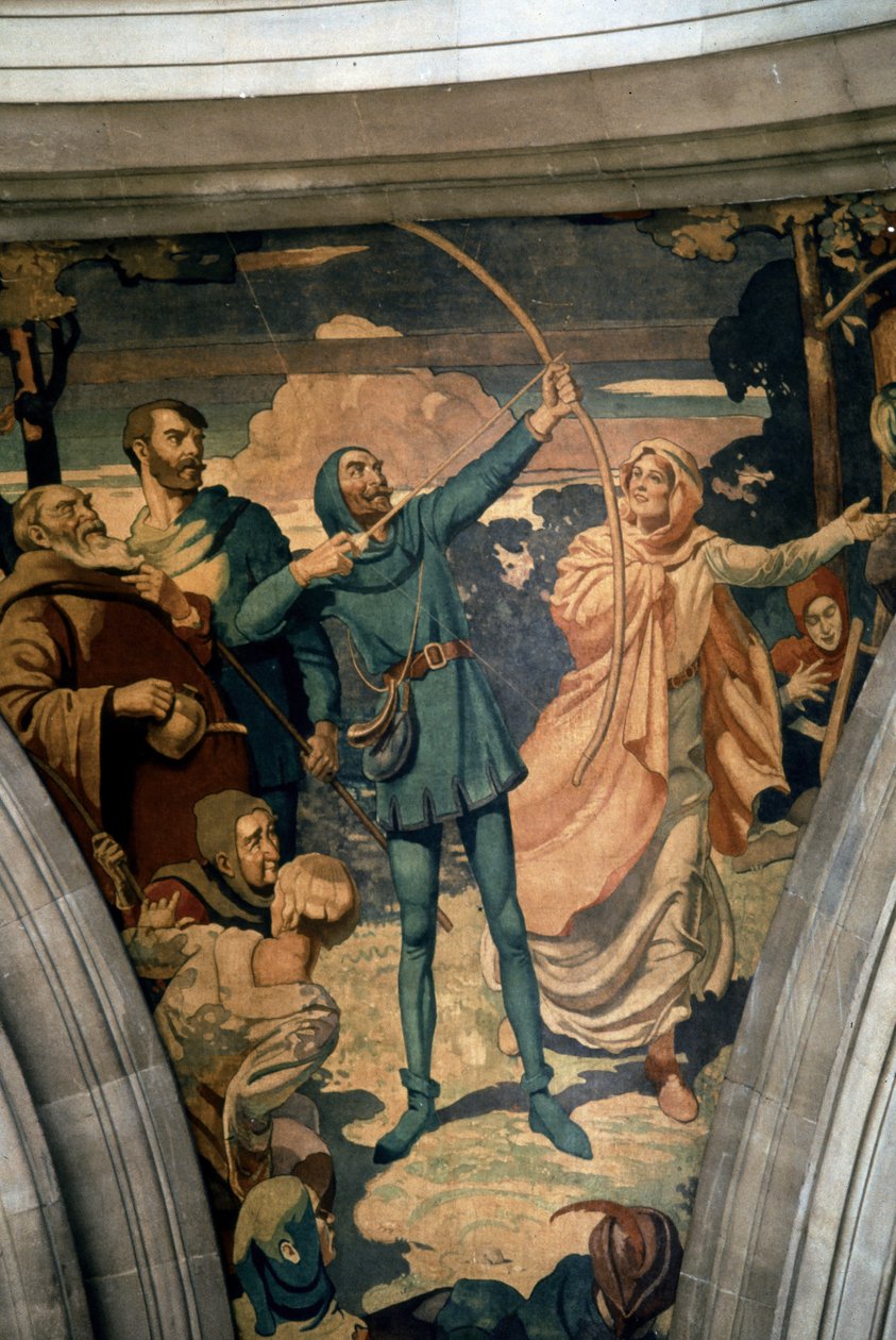 Robin Hood y su amante Mariam de Noel Denholm Davies