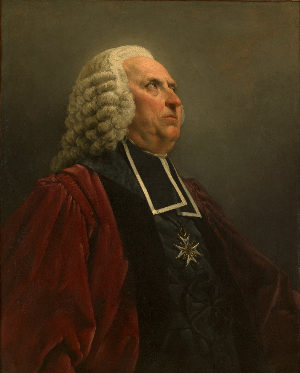 Retrato del escritor Louis-Sébastien Mercier 1740-1814, c. 1763 de Noel Halle