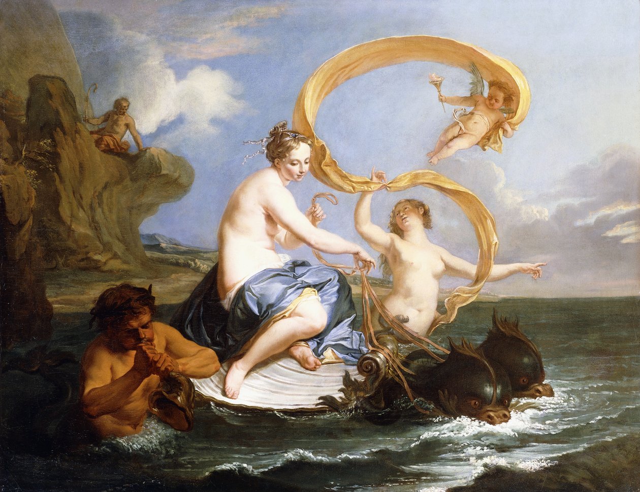 El triunfo de Galatea, c.1727 de Noel Nicholas Coypel
