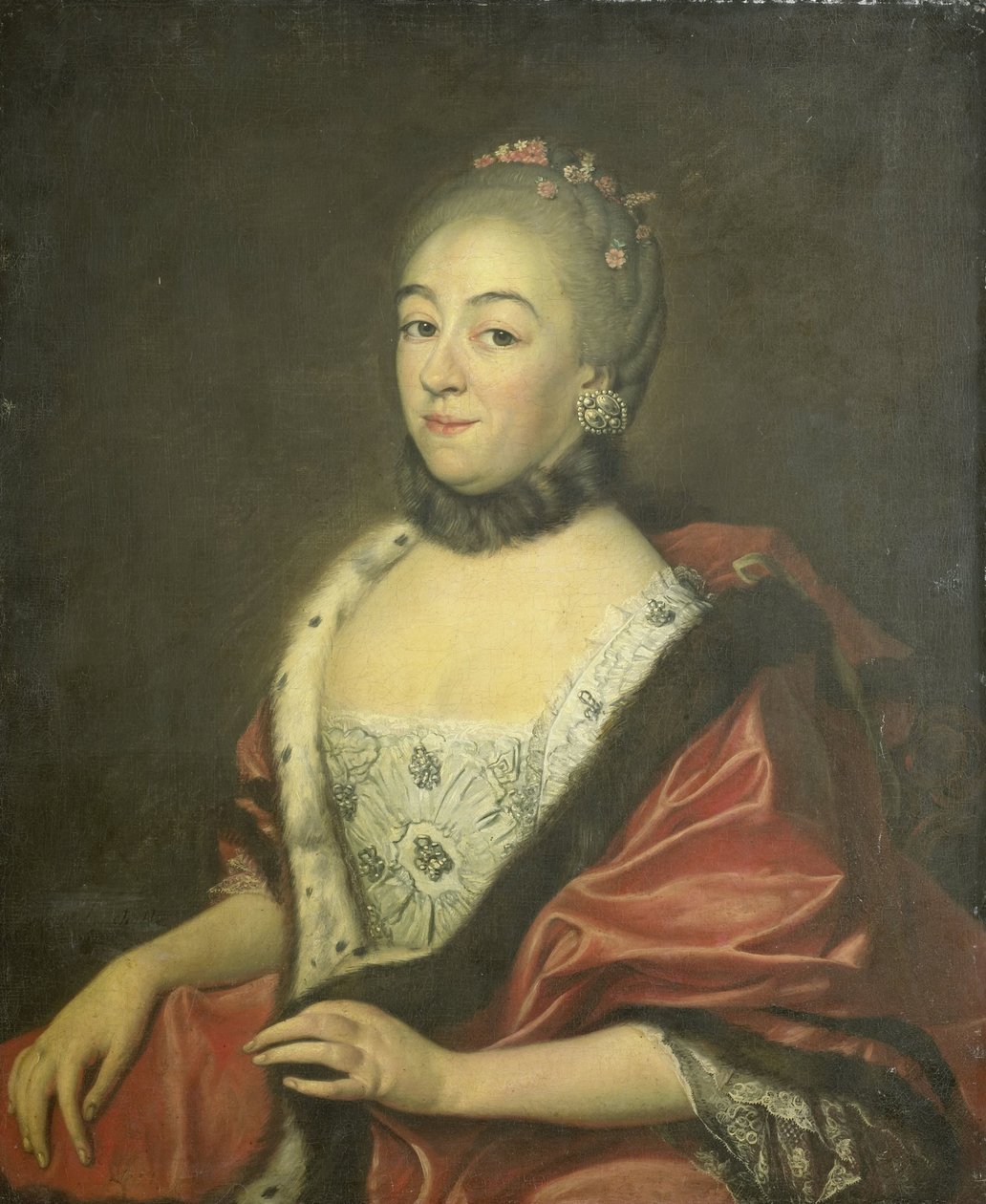 Sandrina van den Broeke, esposa de George Lodewijk Matthes de Noël Challe