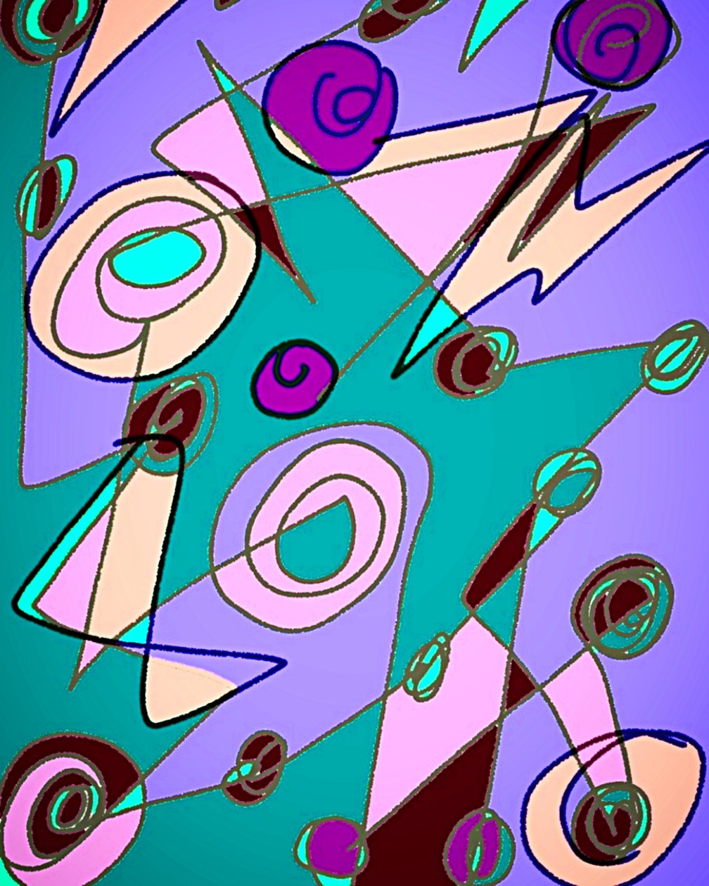 Pintura abstracta nº 02 de Nomi Morina