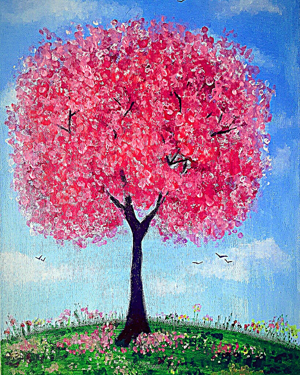 Cerezo en flor de Nomi Morina