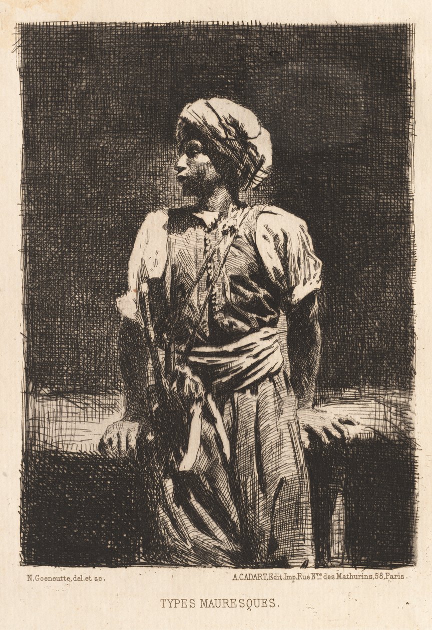 Tipos Mauresques, 1875 de Norbert Goeneutte
