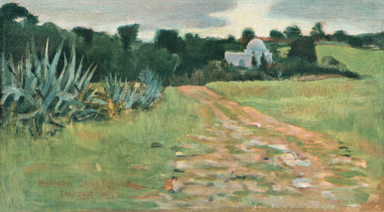 Casa y campo de los santos, Tánger de Norman Garstin