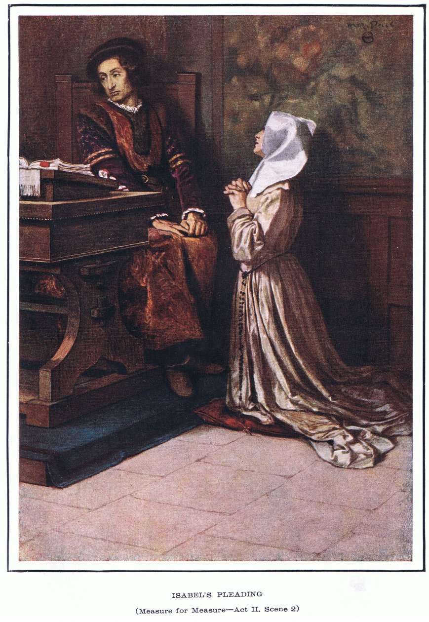 La súplica de Isobel (Measure for Measure) de Norman Mills Price