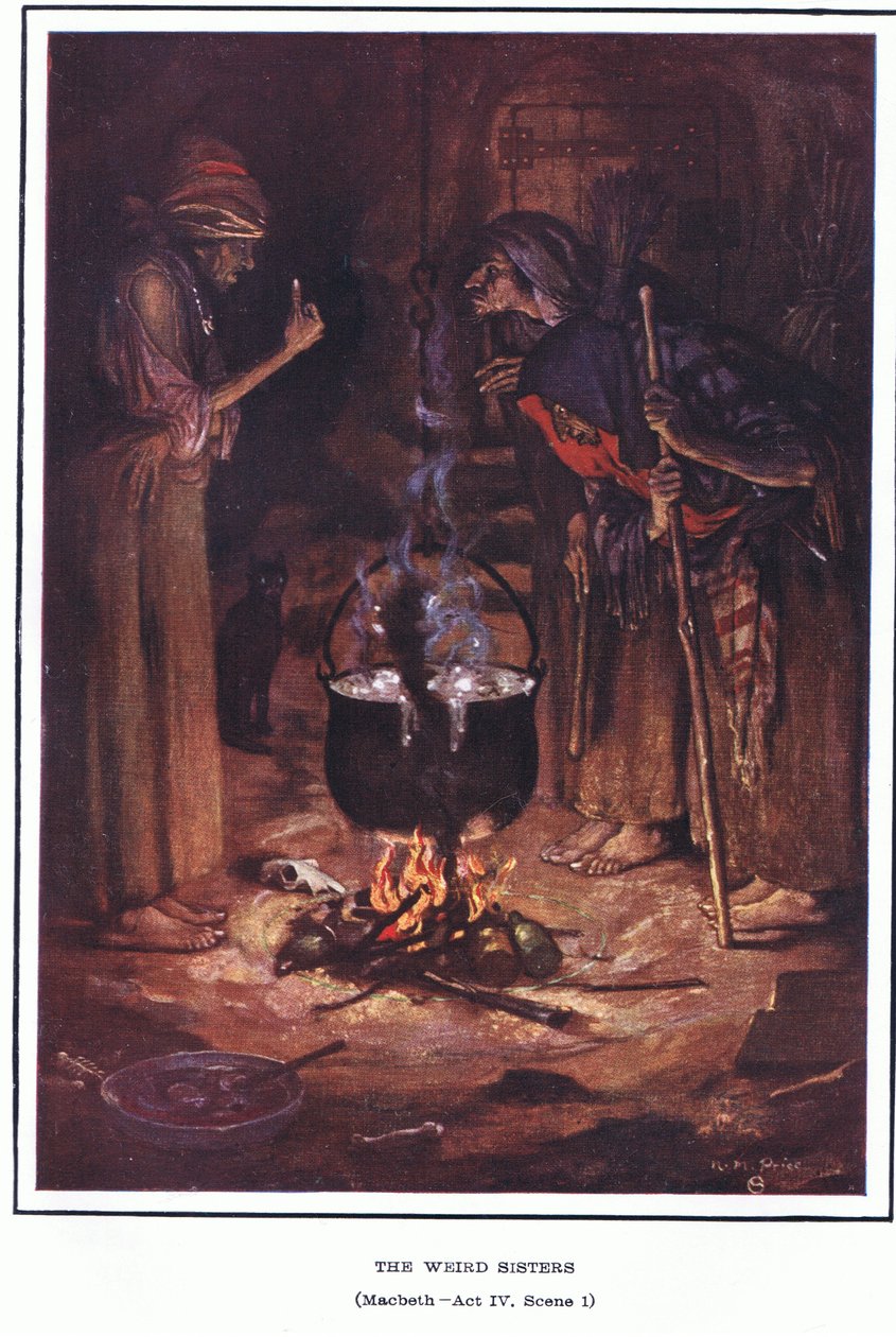 Las hermanas raras (MacBeth) de Norman Mills Price