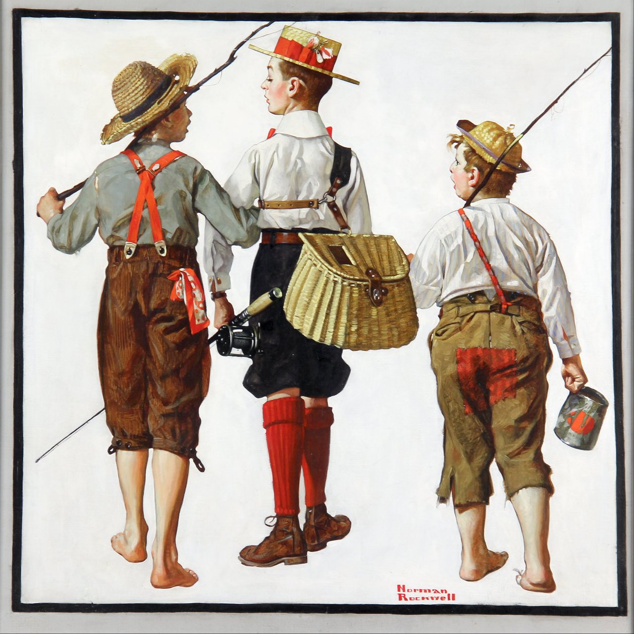 Viaje de pesca, volverán la próxima semana de Norman Rockwell