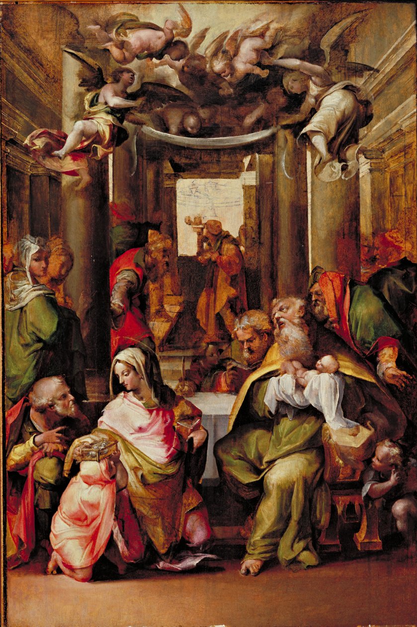 La Presentación en el Templo, c.1567 de Nosadella