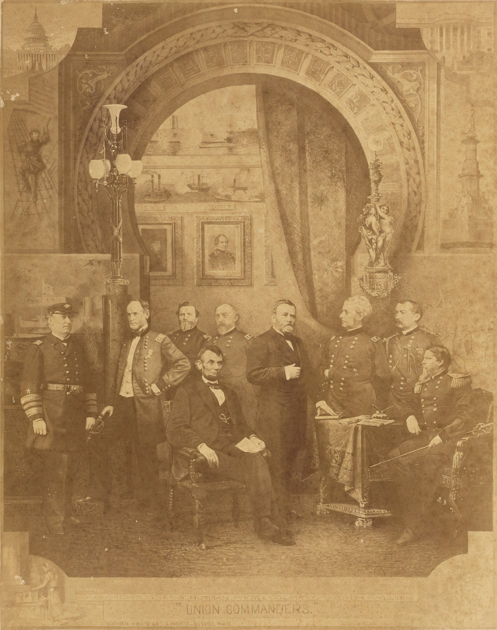 Comandantes de la Unión de Notman Photograph Company