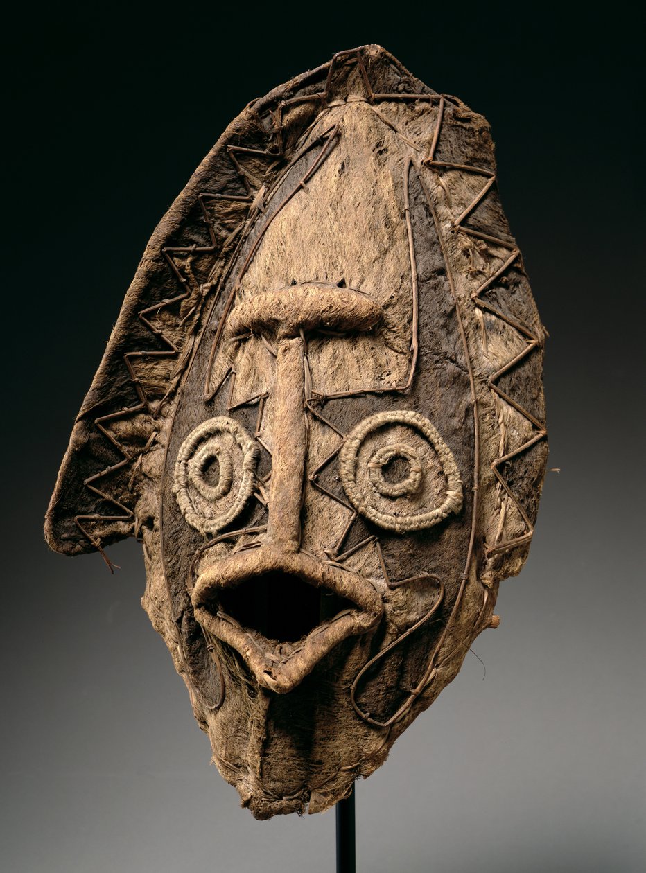 Máscara Tapan, de la región de Elema del Golfo de Papúa, Papúa Nueva Guinea, Oceanía de Oceanic