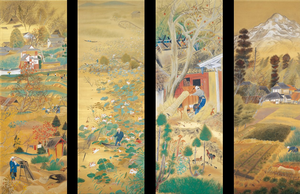 Los alrededores de Kioto a lo largo de la temporada de Ochiai Rofu