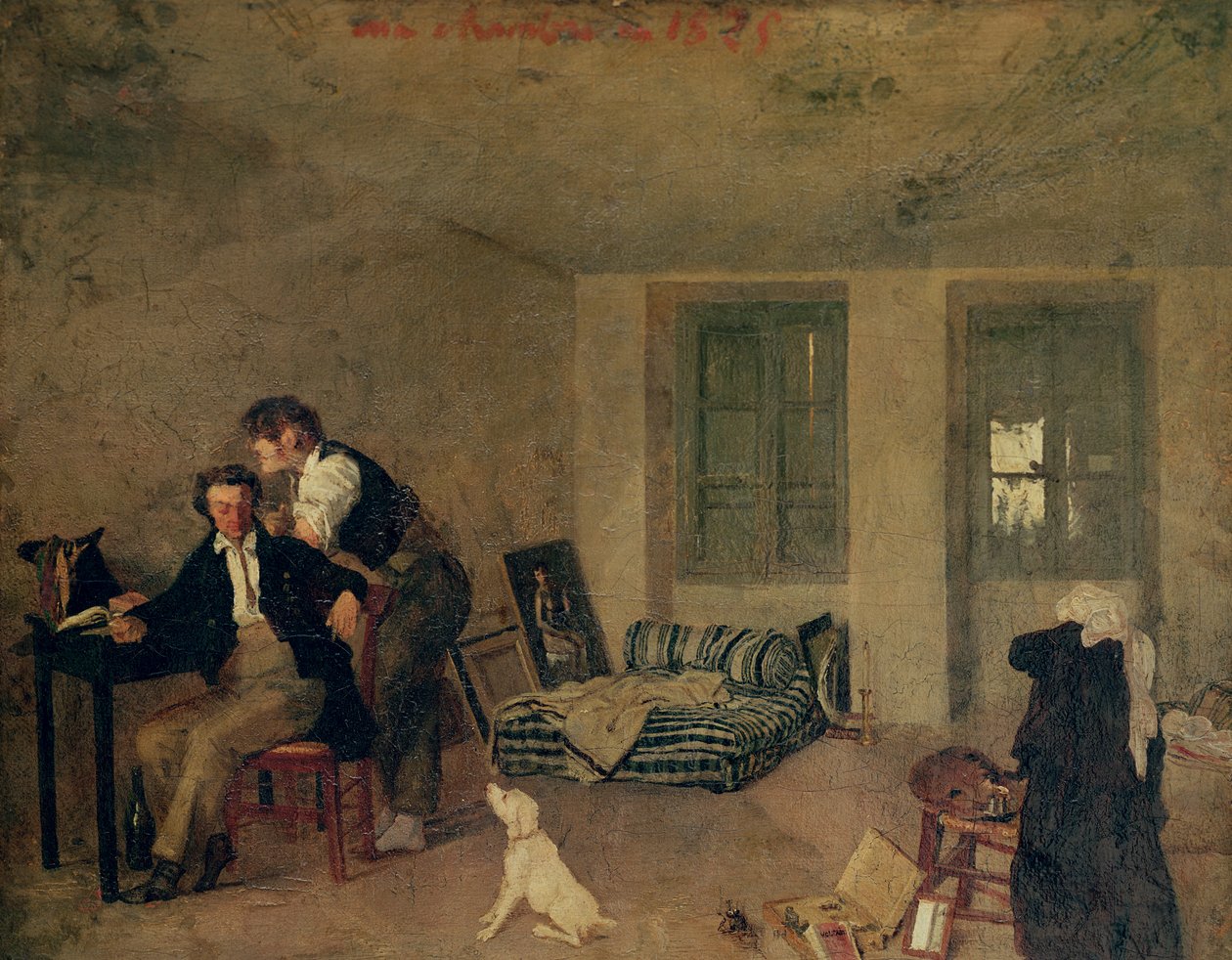 Mi habitación en 1825 de Octave Tassaert