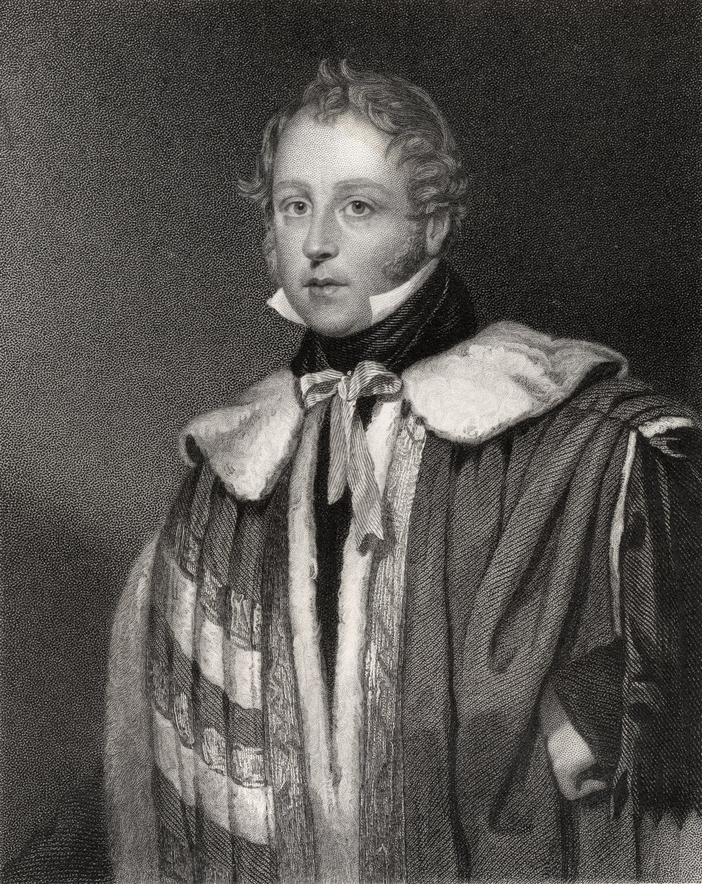John Talbot, 16º Conde de Shrewsbury, grabado por J. Morrison, de 
