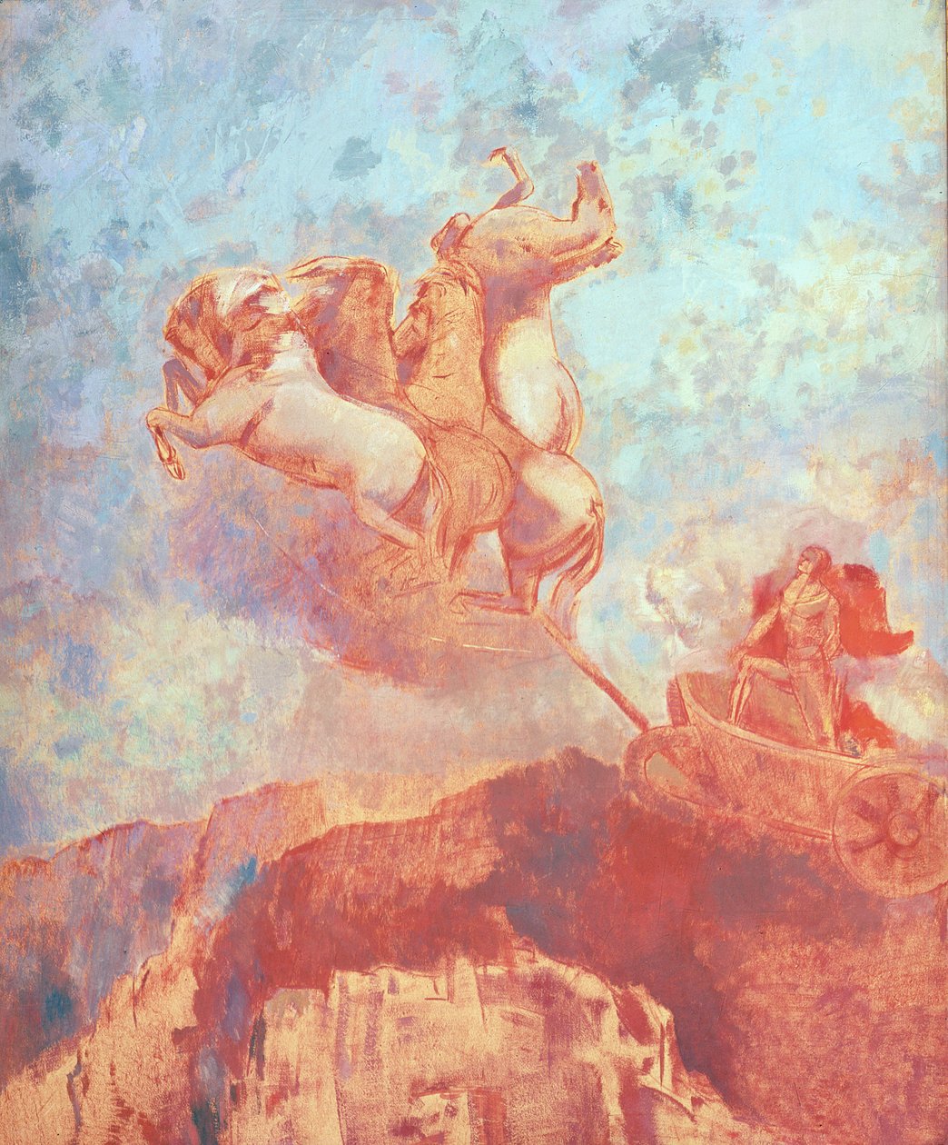 Carro de Apolo, c.1908 de Odilon Redon