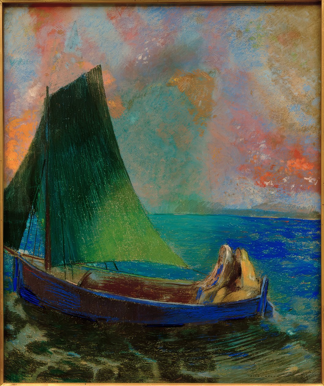 La barca de Odilon Redon
