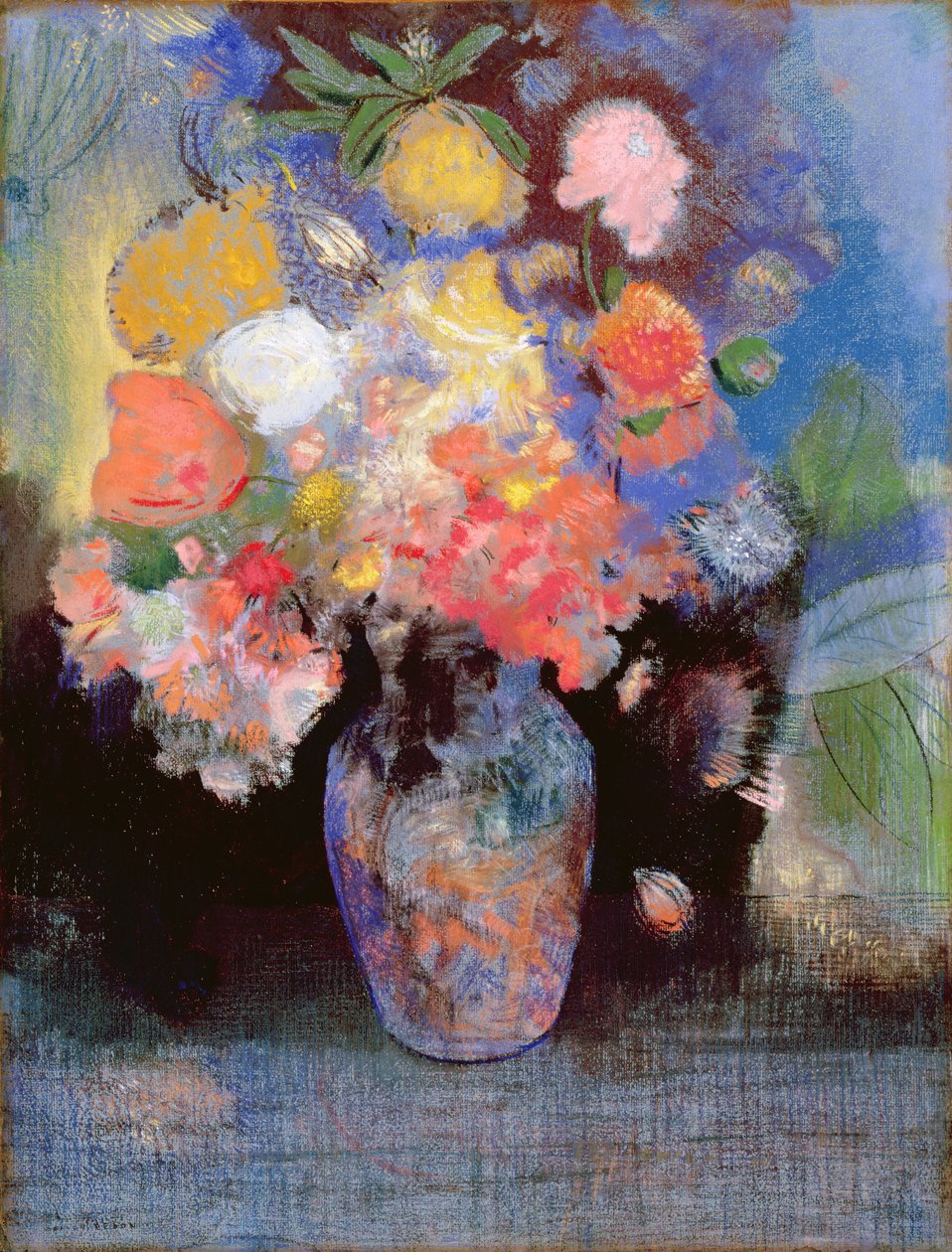 Flores, 1900 de Odilon Redon