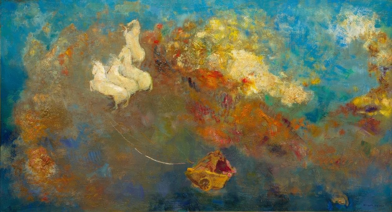 El carro de Apolo de Odilon Redon