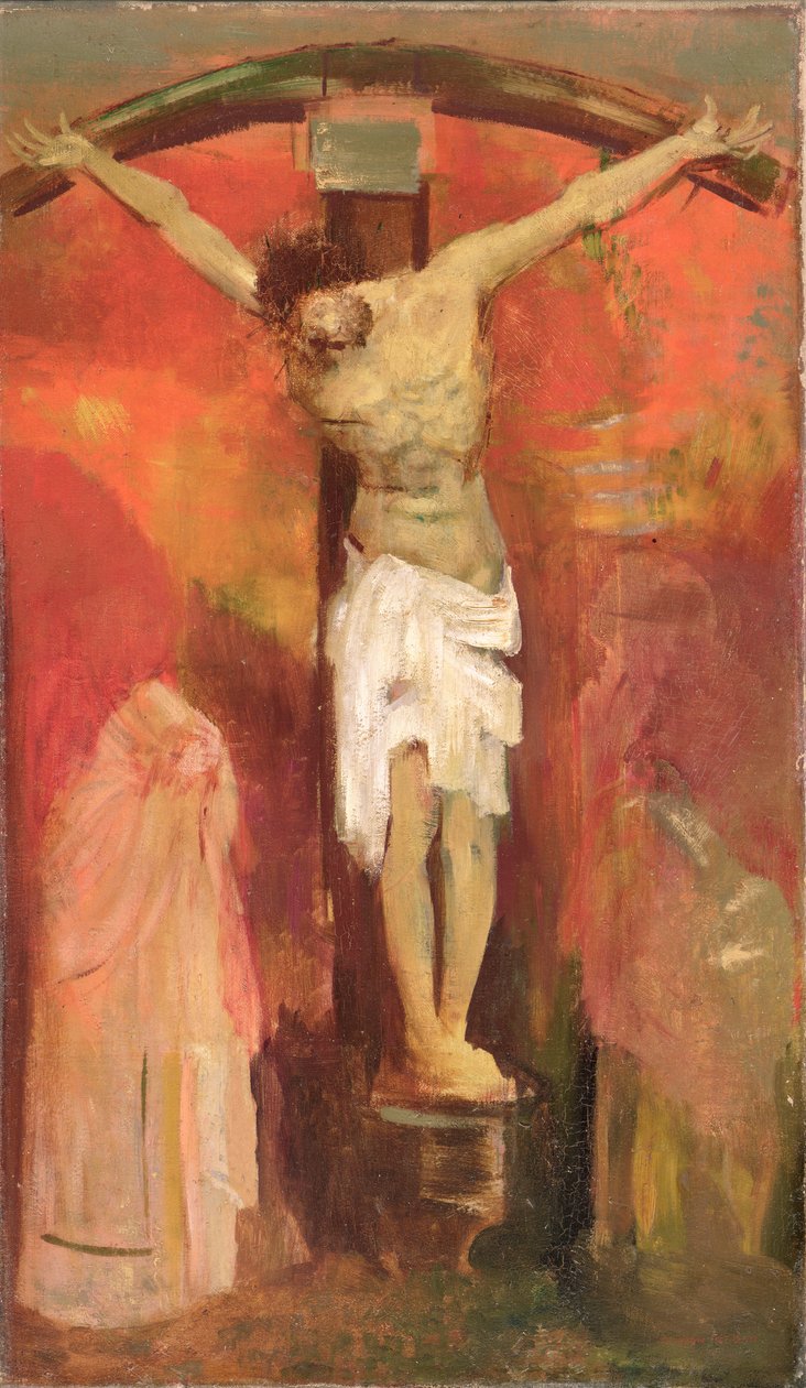 La Crucifixión, c.1904 de Odilon Redon