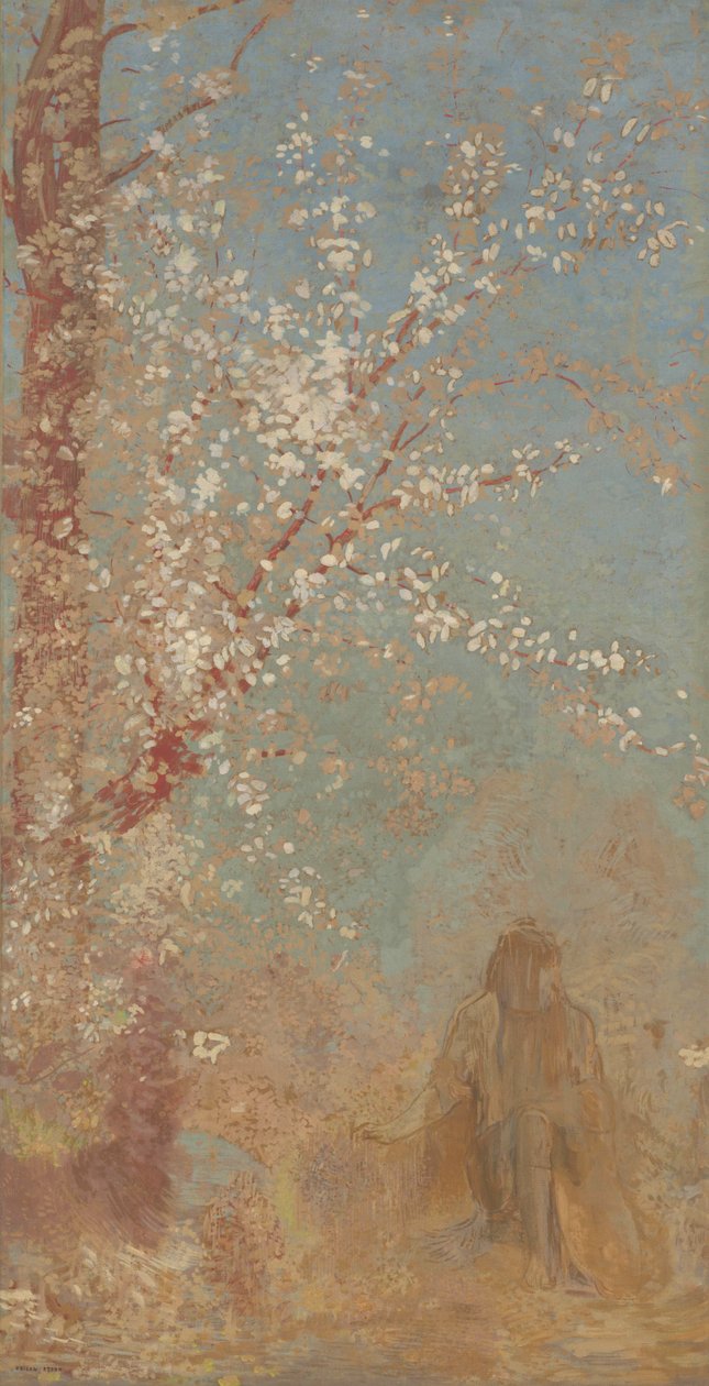 El árbol rojo de Odilon Redon