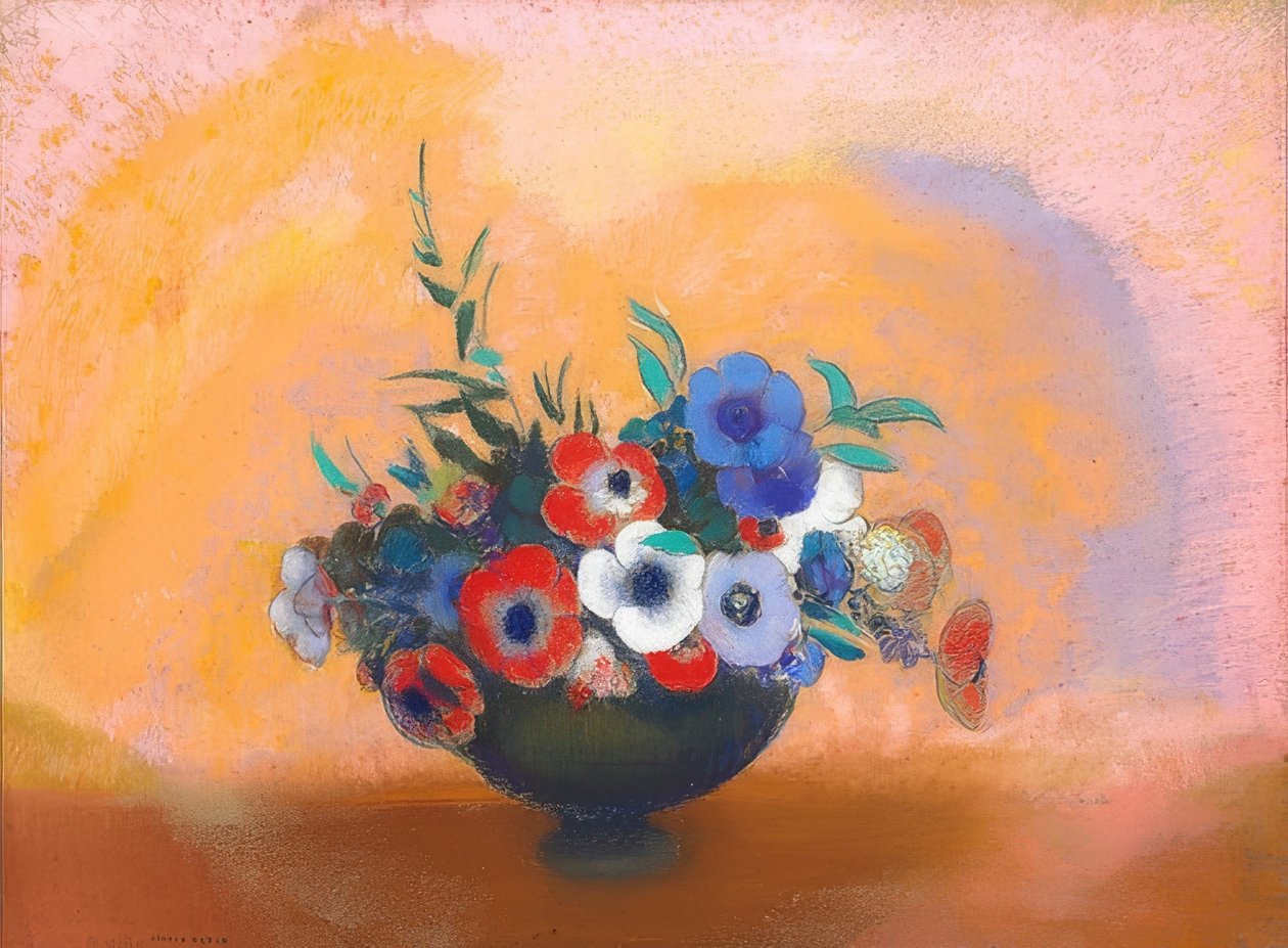 Anémonas de Odilon Redon