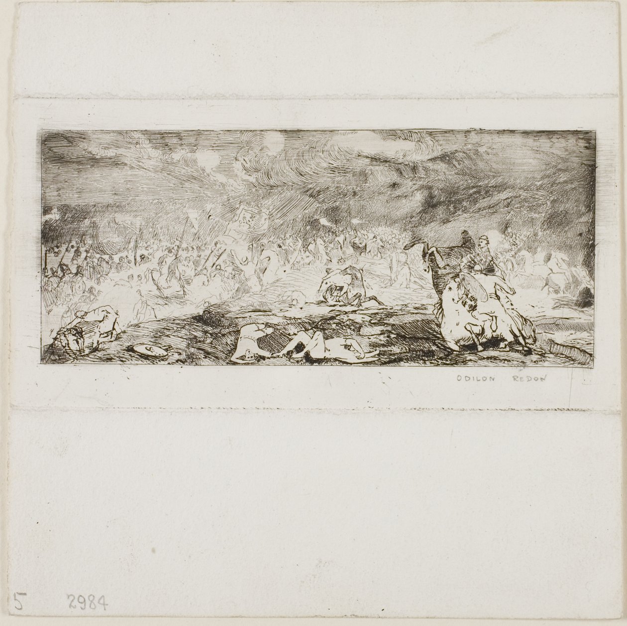 Batalla de Odilon Redon