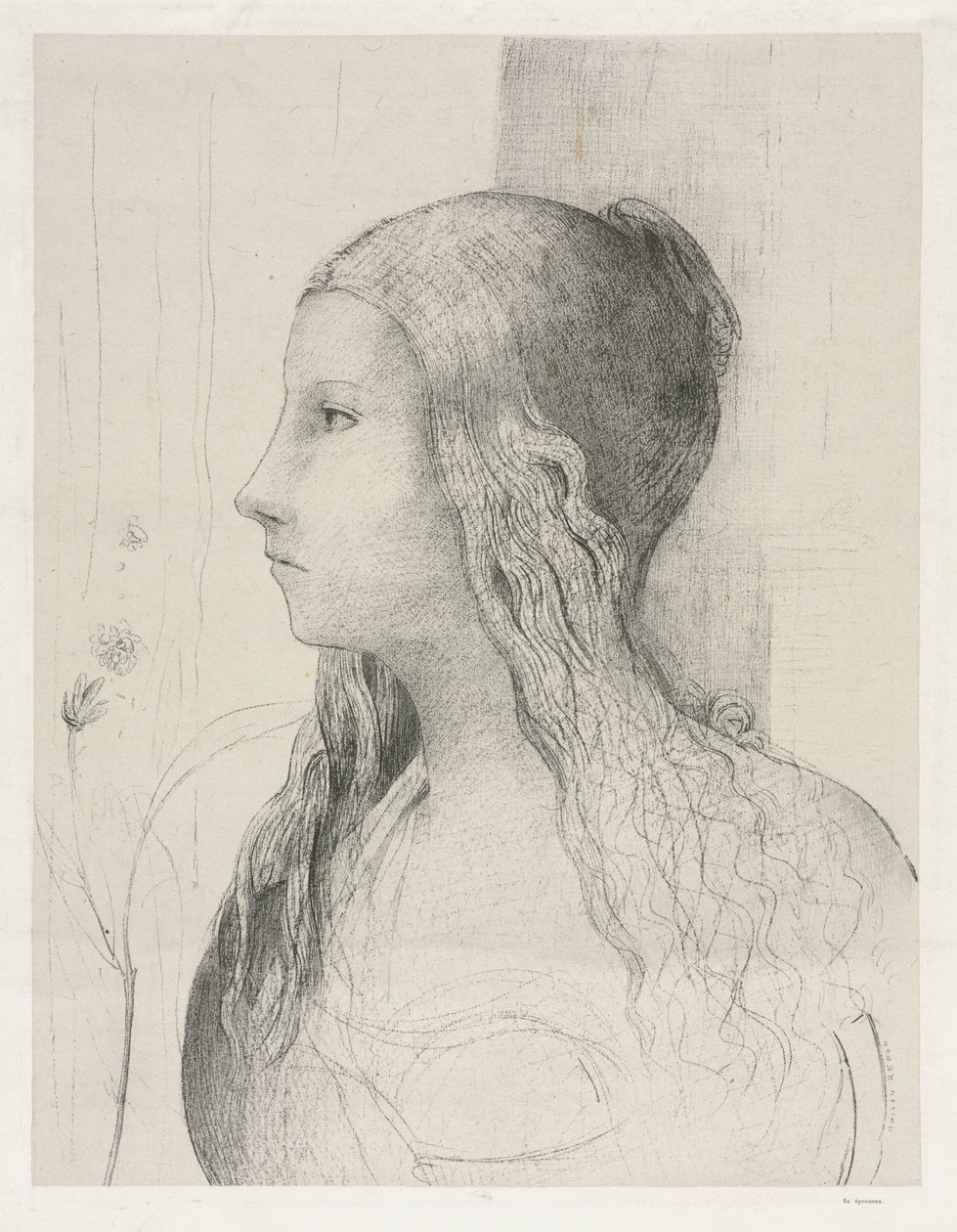 Brünhilde en El ocaso de los dioses, 1894 de Odilon Redon