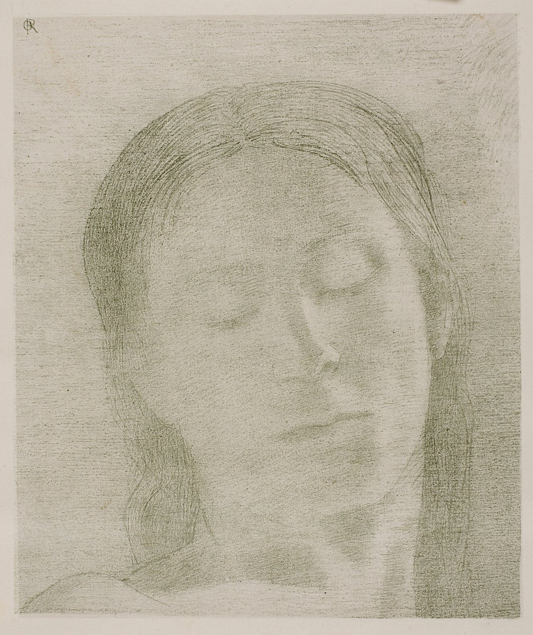 Ojos Cerrados de Odilon Redon