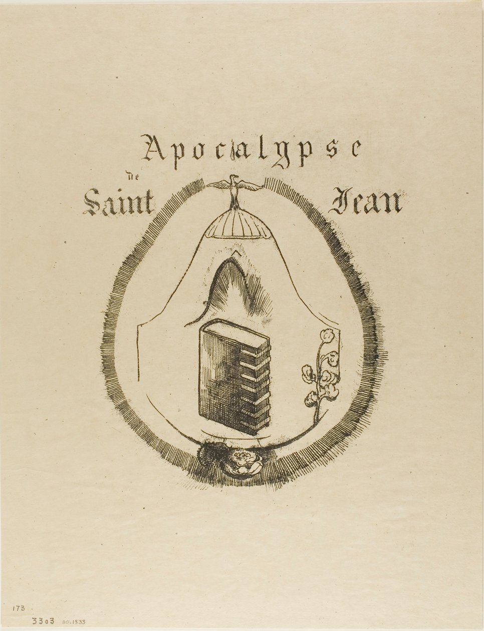 Portada-Frontispicio del Apocalipsis de San Juan de Odilon Redon