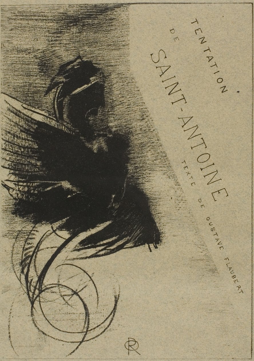 Portada-Frontal para la Tentación de San Antonio de Odilon Redon