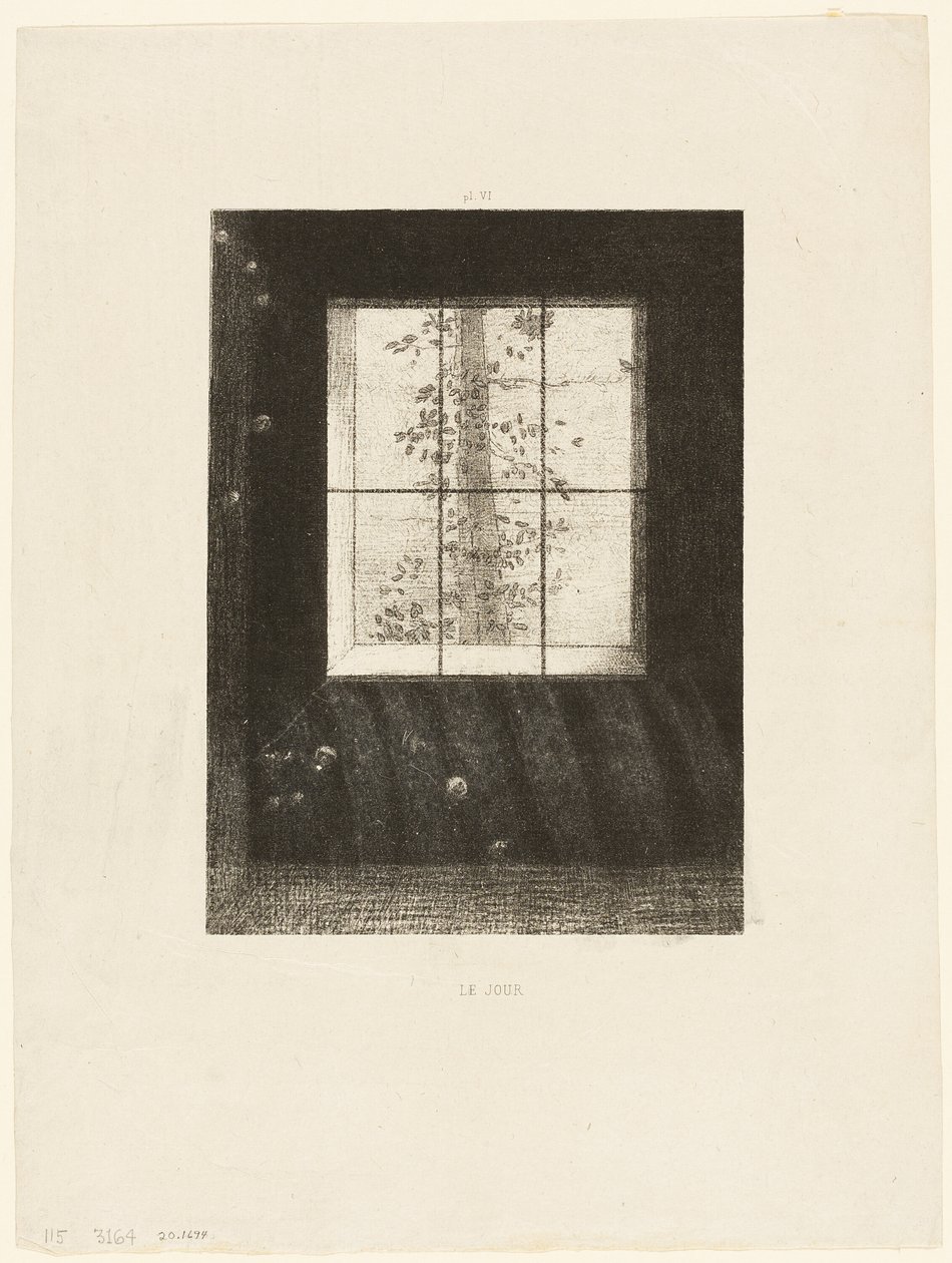 Día, lámina 6 de Sueños de Odilon Redon