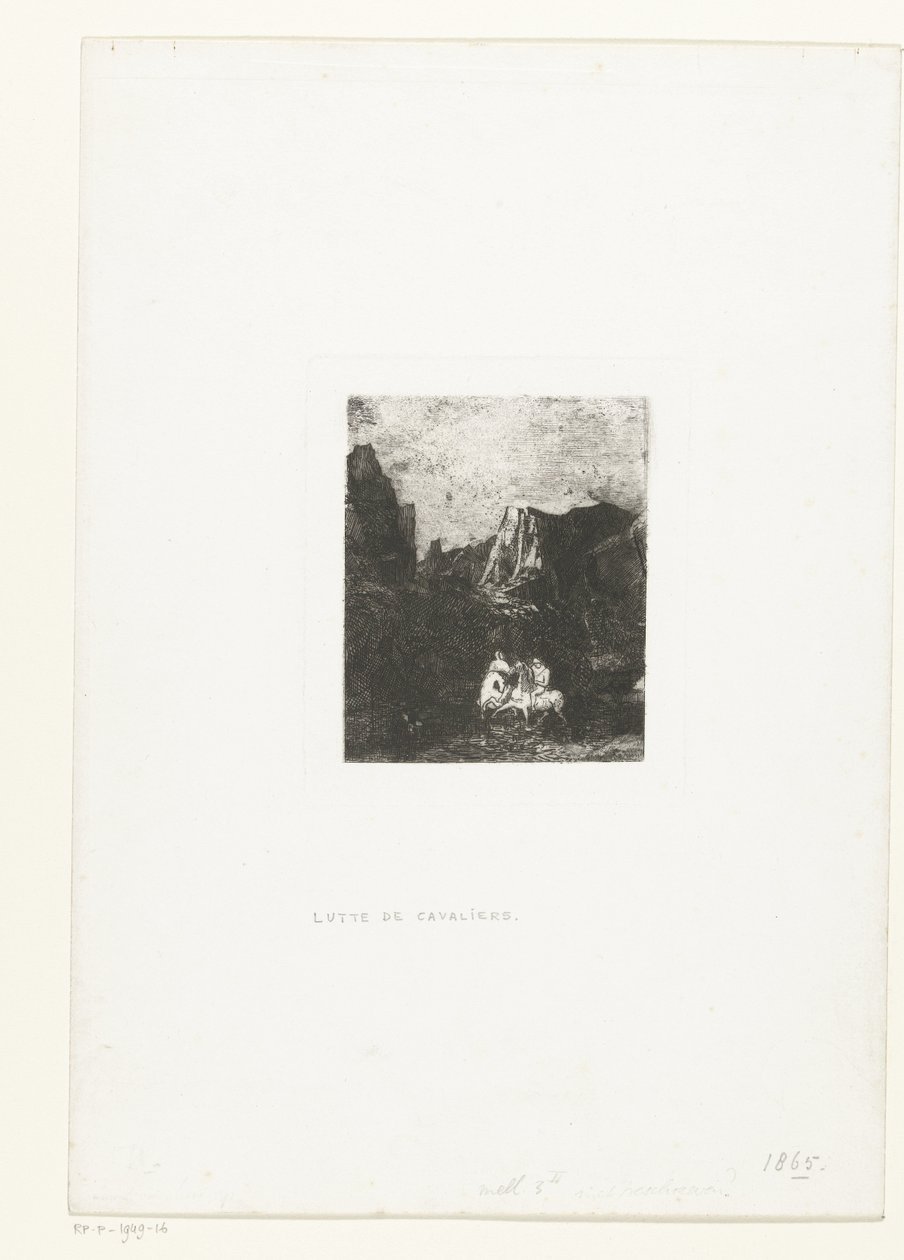 De twee kleine ruiter
Los dos pequeños jinetes de Odilon Redon