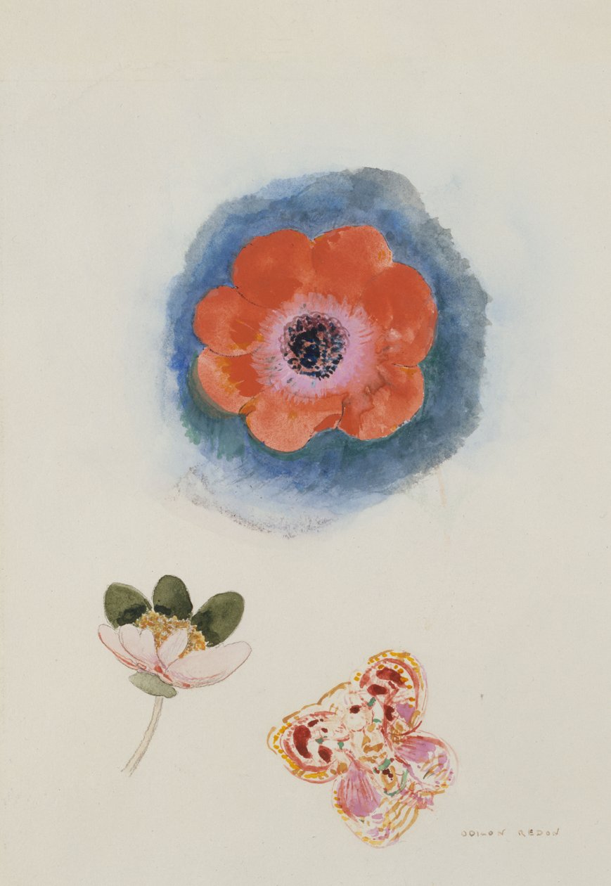 Blumenstudie de Odilon Redon