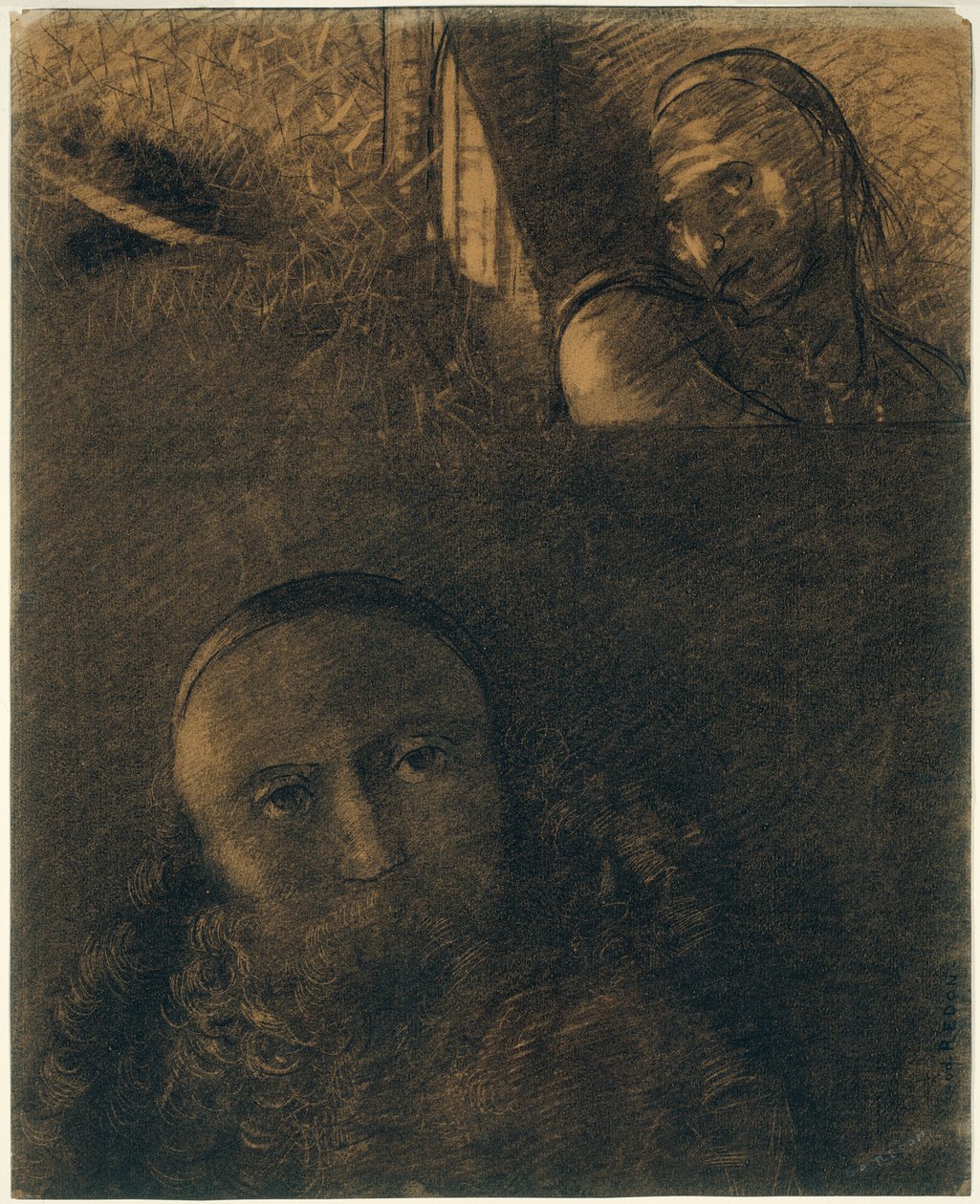 Fausto y Mefistófeles de Odilon Redon