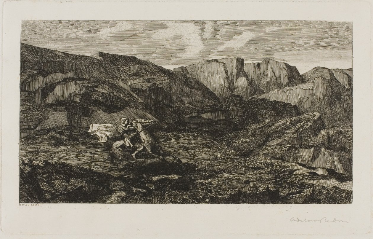 Miedo de Odilon Redon