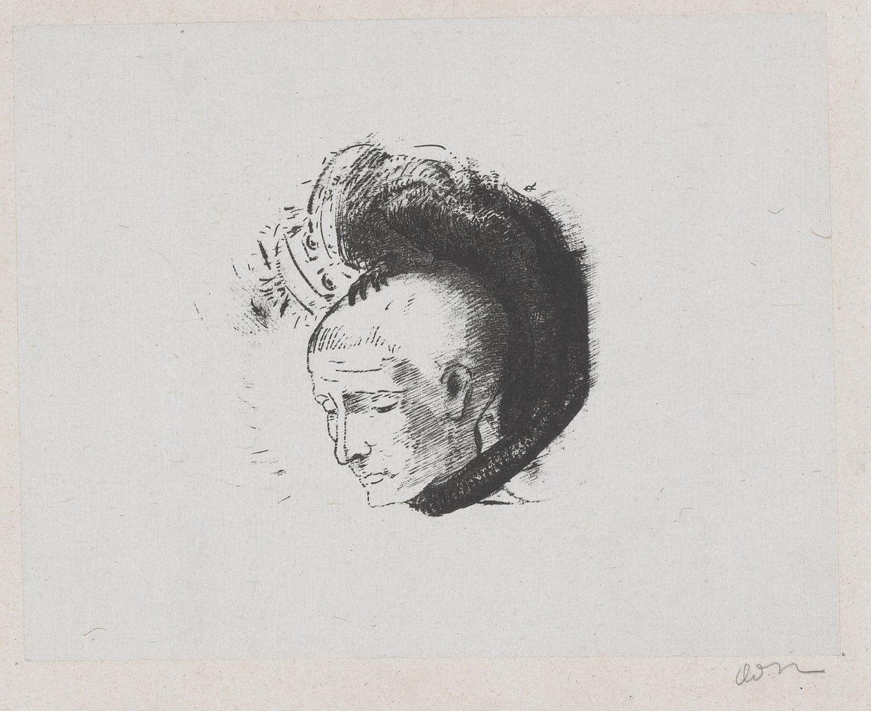 Frontispicio de "Le Mouvement Idealiste en Peinture" de André Mellerio de Odilon Redon