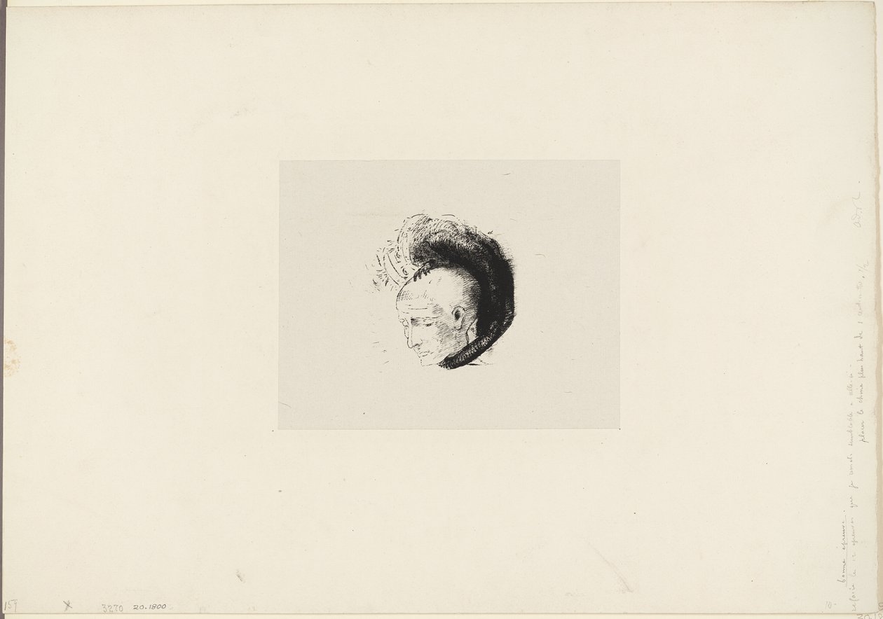 Portada de Le mouvement idéaliste en peinture (El movimiento idealista en la pintura) de André Mellerio de Odilon Redon