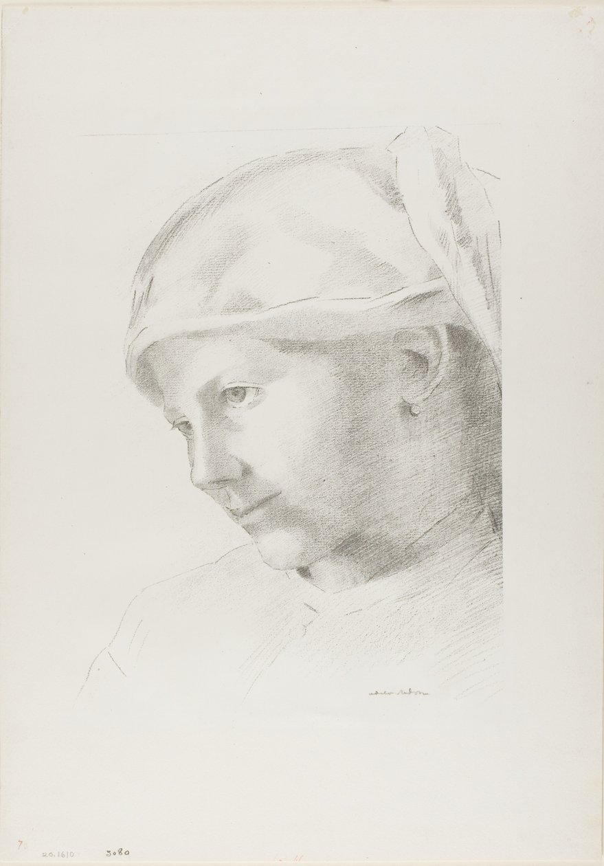 Chica de Odilon Redon