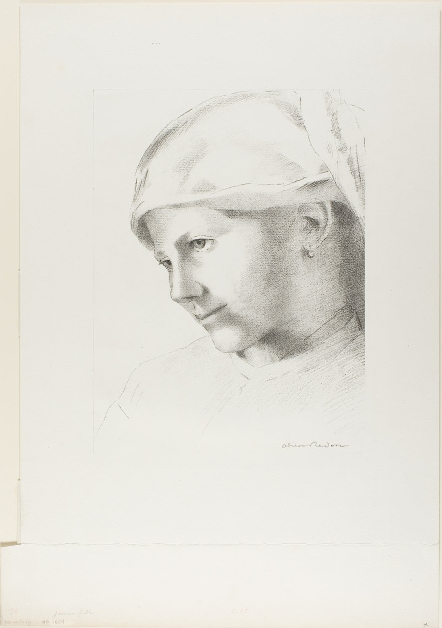 Chica de Odilon Redon