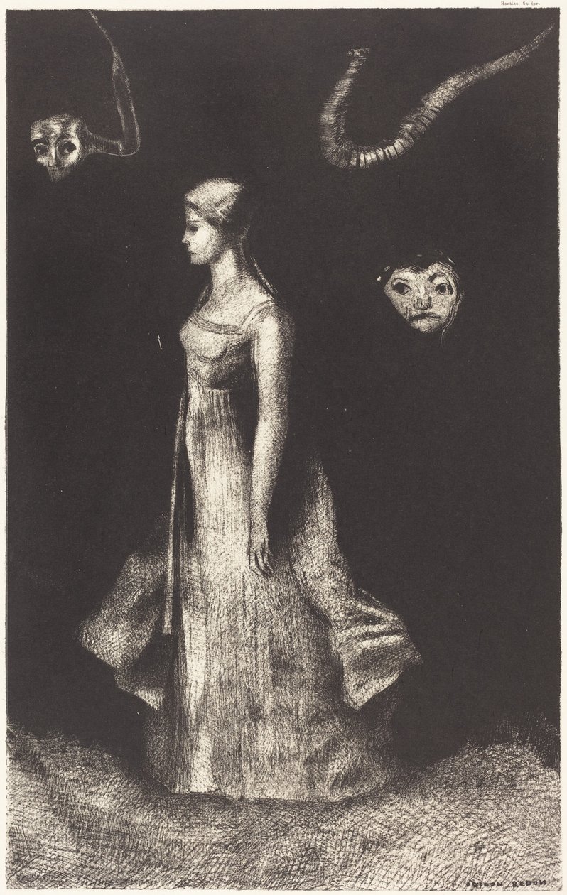 Obsesión (Obsesión) de Odilon Redon