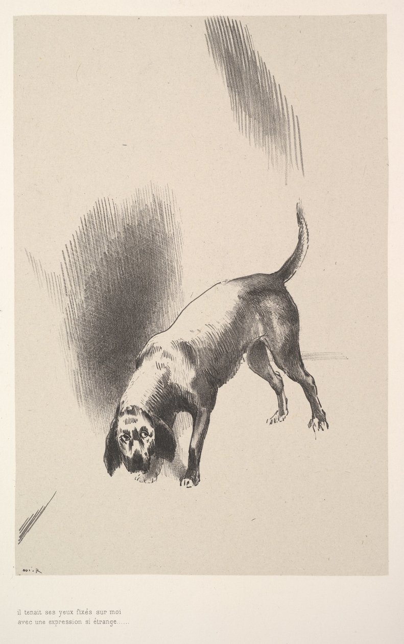 Fijó sus ojos en mí con una expresión tan extraña, 1896 de Odilon Redon