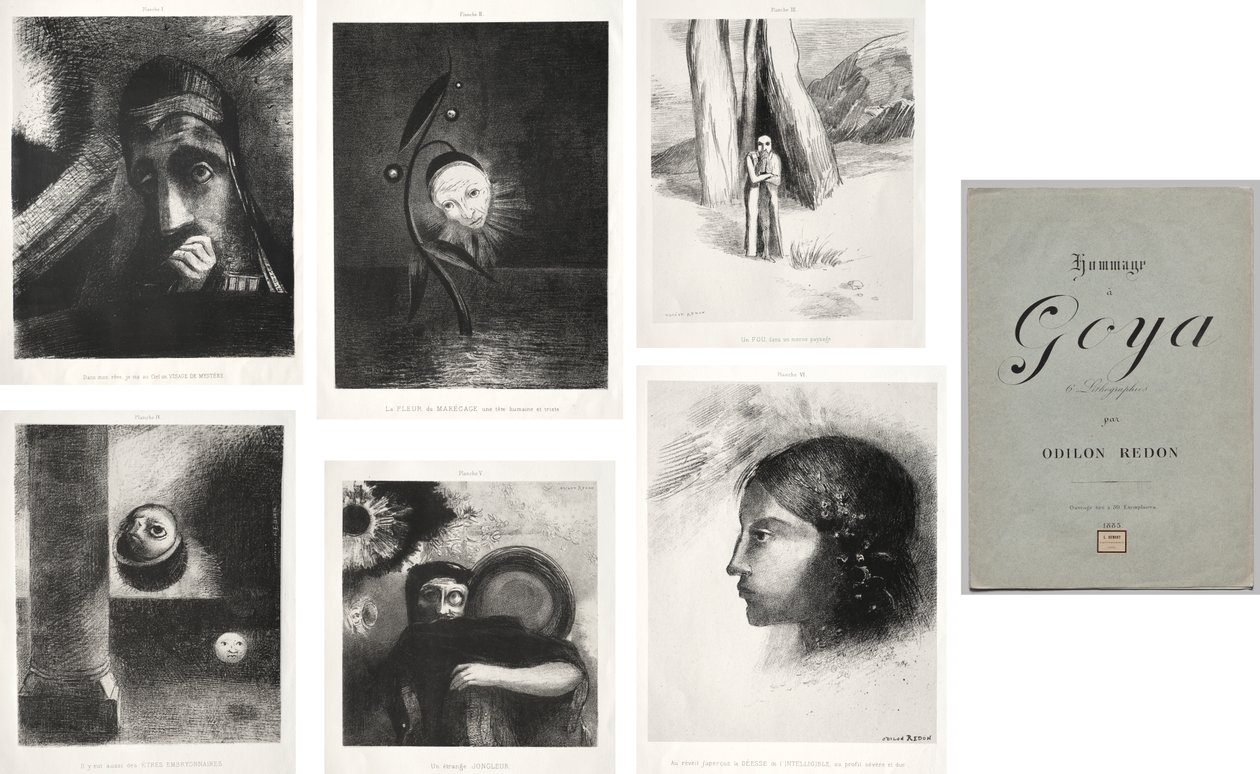 Homenaje a Goya de Odilon Redon