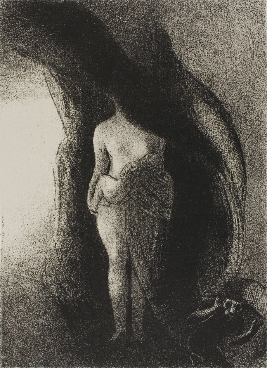 ¡Todavía soy la gran Isis! ¡Nadie ha levantado mi velo!, lámina 16 de 24 de Odilon Redon