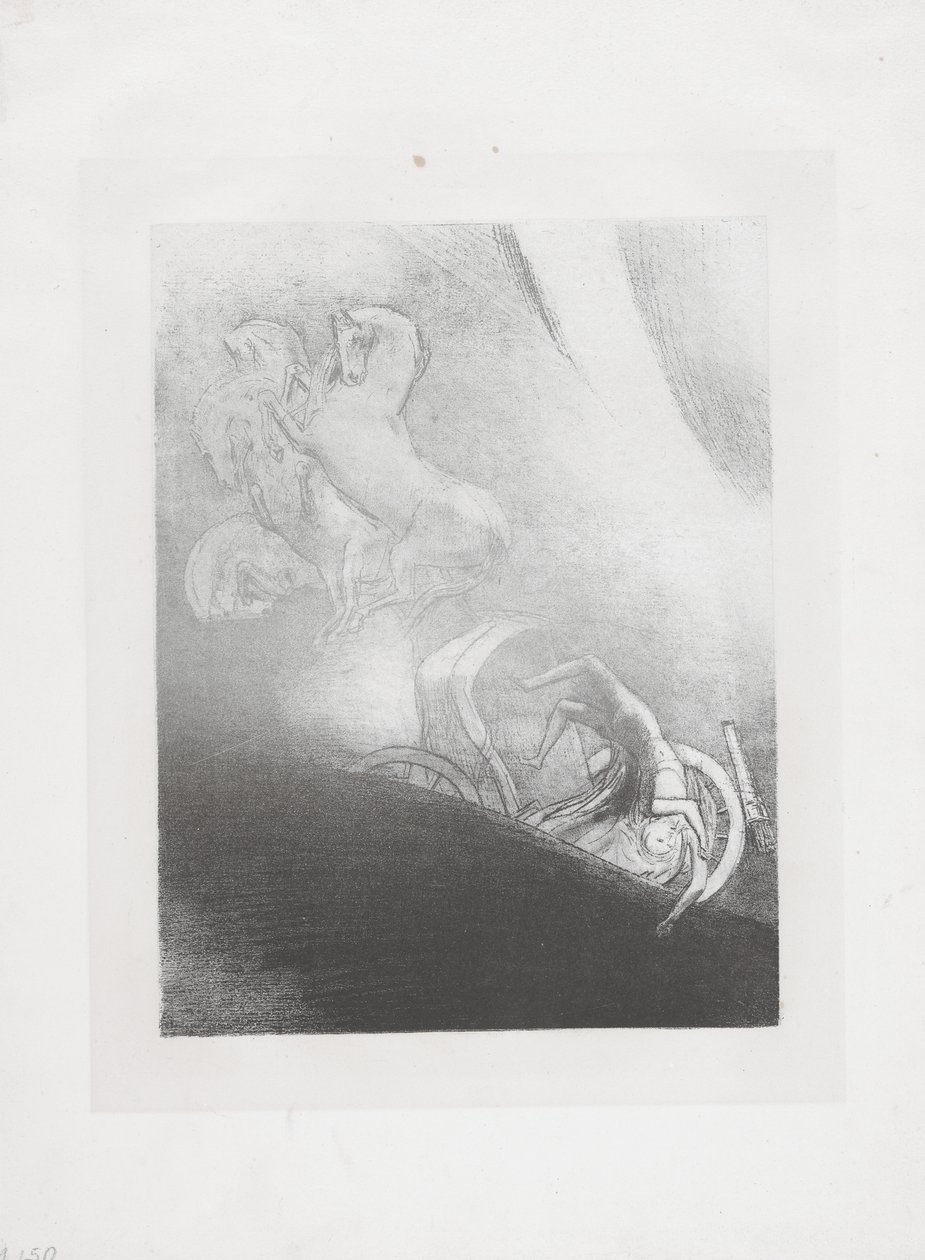 Cae al abismo... de Odilon Redon