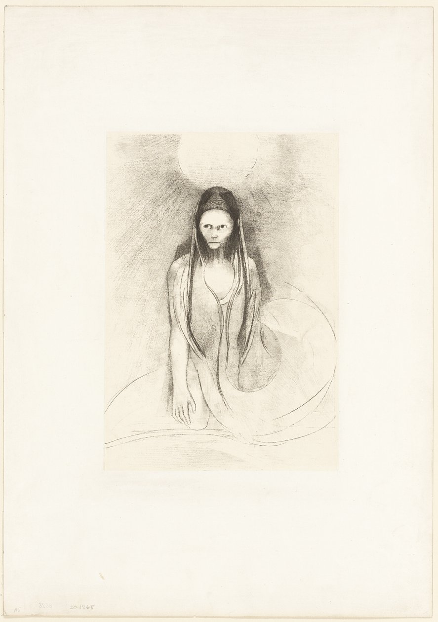 ¡La inteligencia era mía! Me convertí en el Buda, lámina 12 de 24 de Odilon Redon