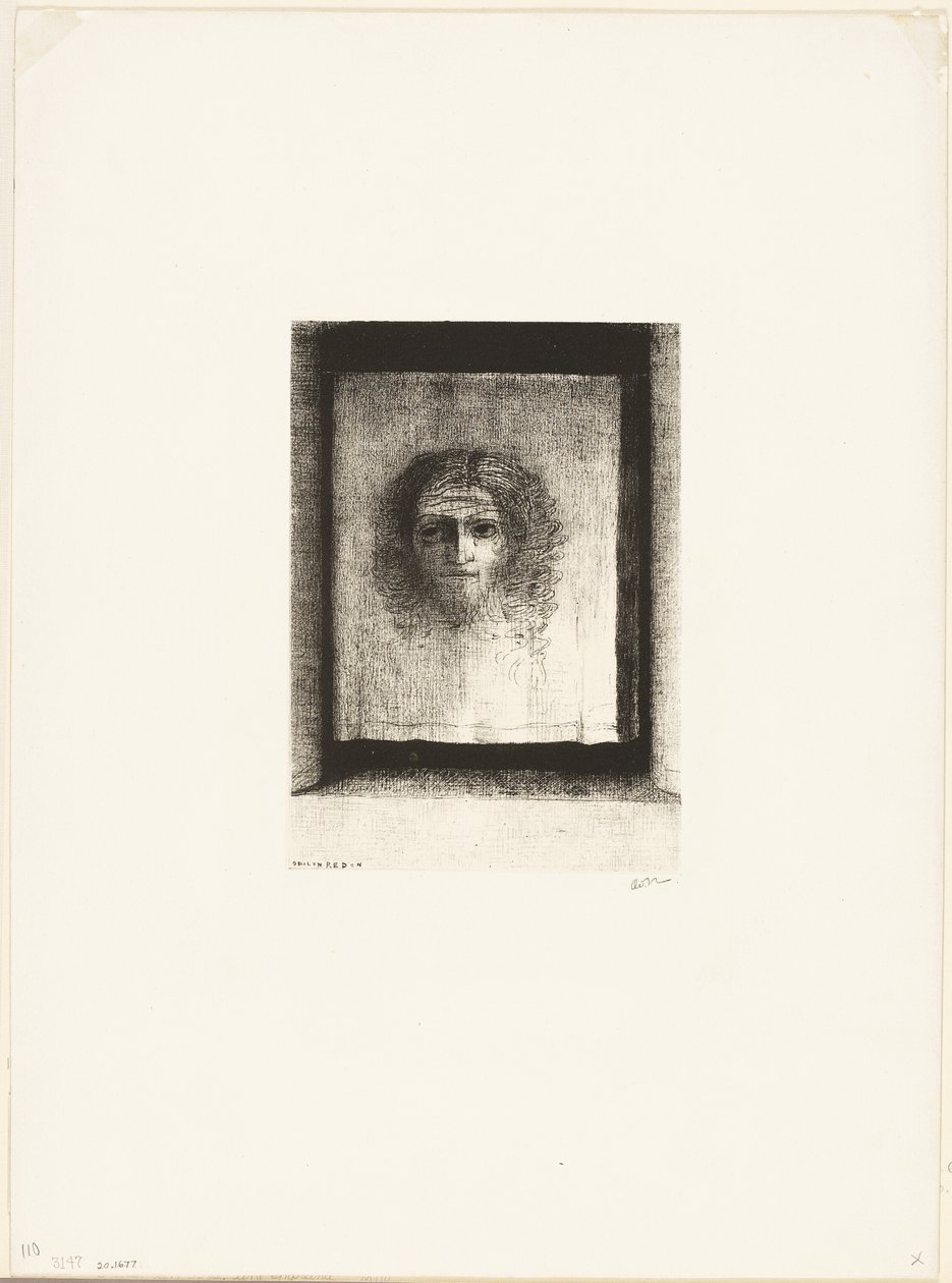 Era un Velo, una Huella, placa 1 de 6 de Odilon Redon