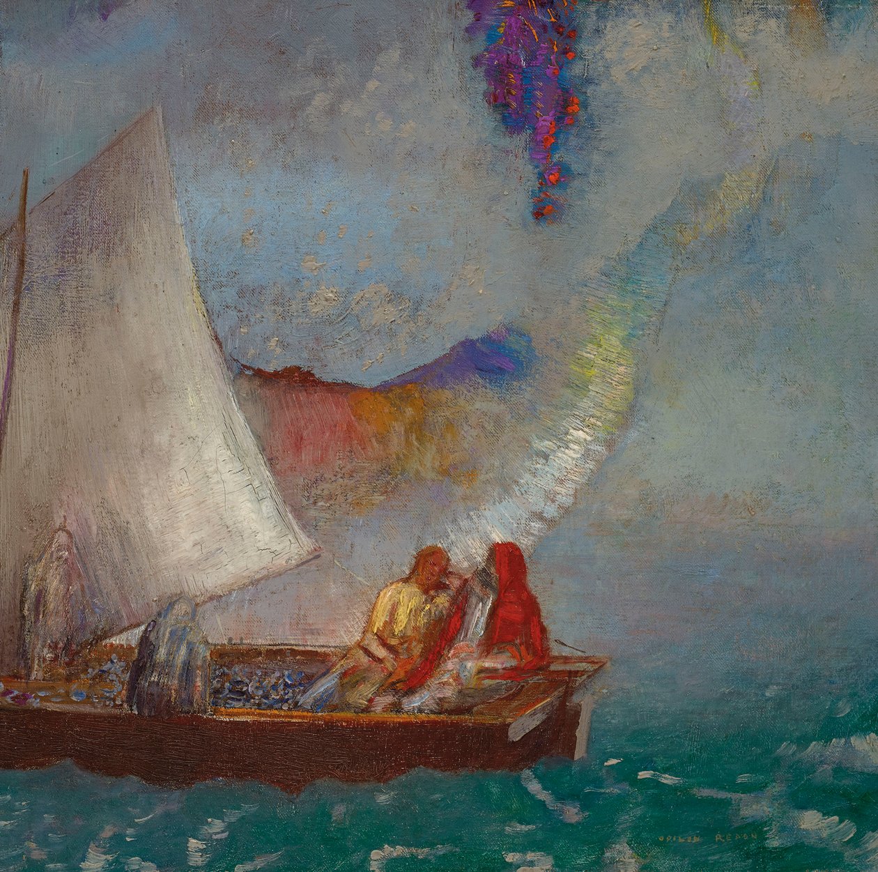 La Voile Grise, c.1900-05 de Odilon Redon