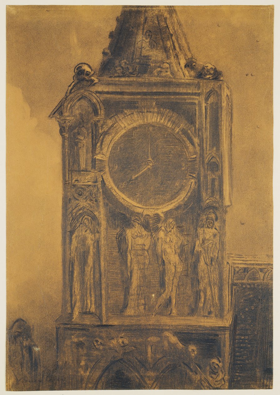 Die tiefe Glocke von Sainte-Gudule de Odilon Redon