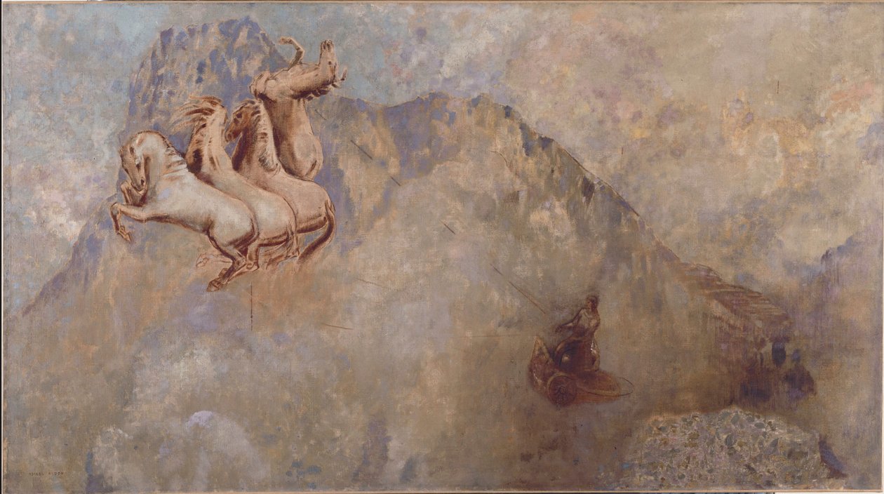 El carro del Sol de Odilon Redon