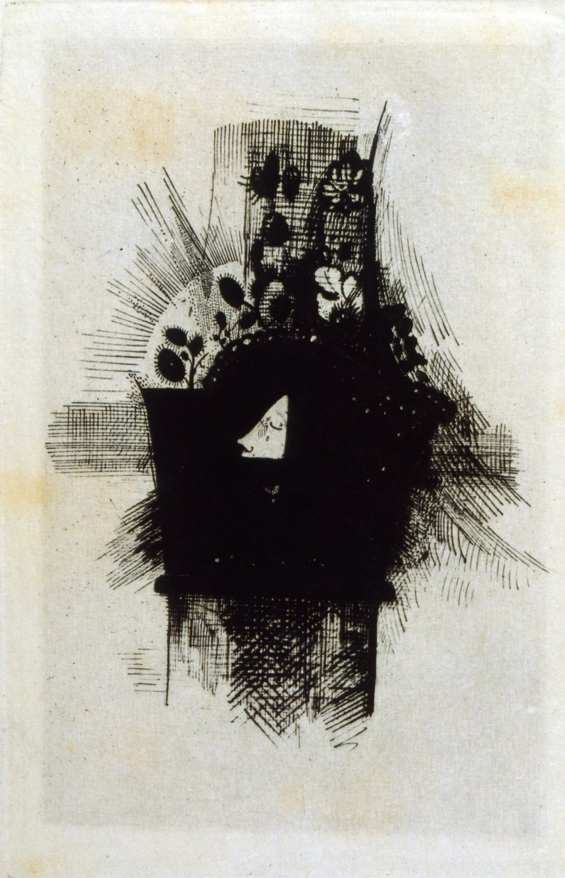 Las flores del mal de Odilon Redon