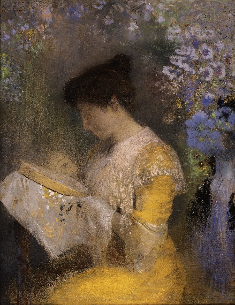 Madame Arthur Fontaine (Marie Escudier, 1865-1946) de Odilon Redon